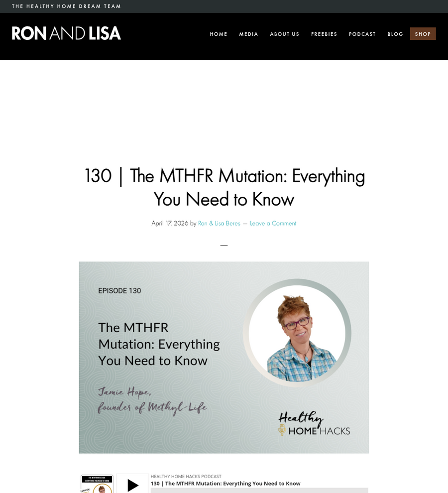 Ron and Lisa Beres Healthy Home Authorities