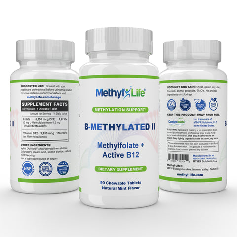 Methylated B12 3.75mg + L-Methylfolate 3mg as Methyl-Life®'s B-Methylated-II