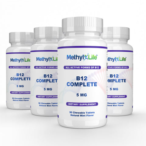 Wholesale: 4-pack of Active B12 Complete Tablets