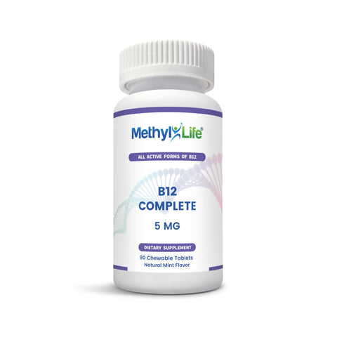 Methylcobalamin B12 Complete - Vitamin B12 5000 mcg - Methyl-Life® Supplements