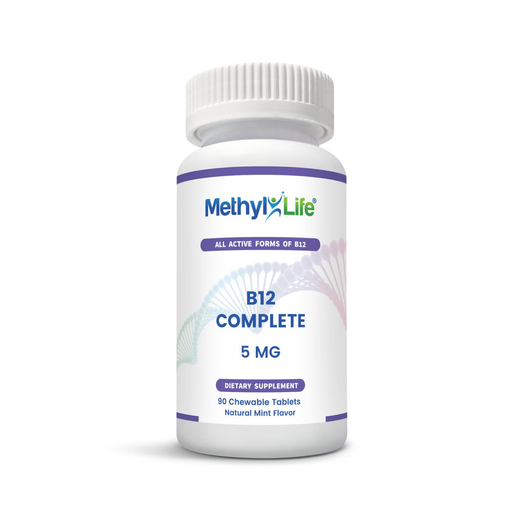 Active B12 Complete - 90 ct - front bottle - Methyl-Life Supplements