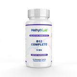 Vitamin B12 5000 mcg (Methylcobalamin B12 Complete) – 3 Bioactive Forms