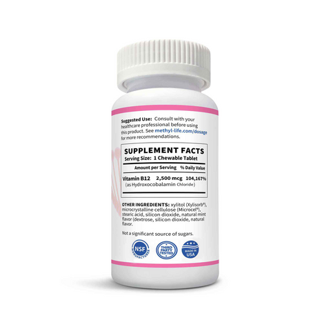 Sublingual B12: well-tolerated, bioavailable Hydroxy B12 Tablets