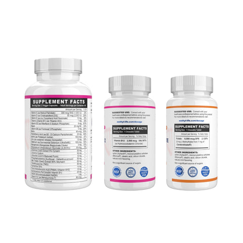 Cofactors Add-On (Non-Methylated Multivitamin + Hydroxocobalamin + Methylfolate 5 mg) - Best Sellers - Methyl-Life®