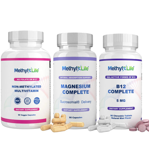 Cofactors Add-On (Non-Methylated Multivitamin + B12 Complete + Magnesium Complete) - Best Sellers - Methyl-Life®