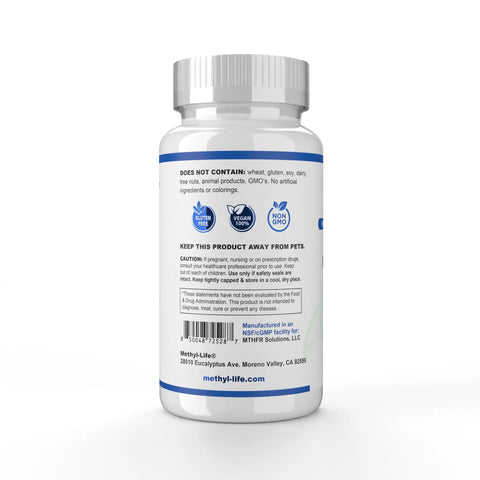 Folate 1.6 mg (Calcium Folinate) as Methyl-Life®’s Folinic Acid - Best Sellers - Methyl-Life® Supplements