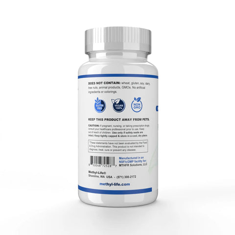 Folate 1.6 mg (Calcium Folinate) as Methyl-Life®’s Folinic Acid - Best Sellers - Methyl-Life® Supplements