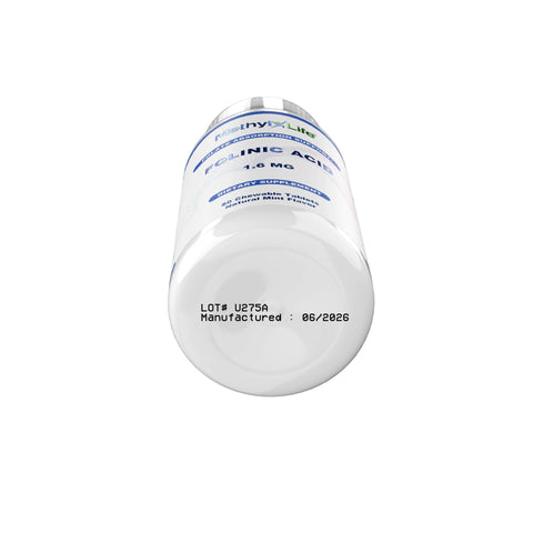 Folate 1.6 mg (Calcium Folinate) as Methyl-Life®’s Folinic Acid - Best Sellers - Methyl-Life® Supplements