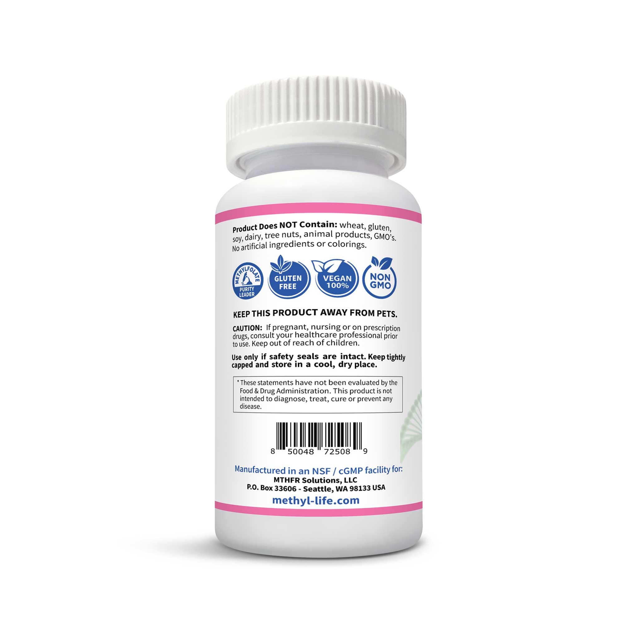 Vitamin B12 - Hydroxocobalamin - well-tolerated bioavailable form - bottle with barcode - 90 chewables - Methyl-Life
