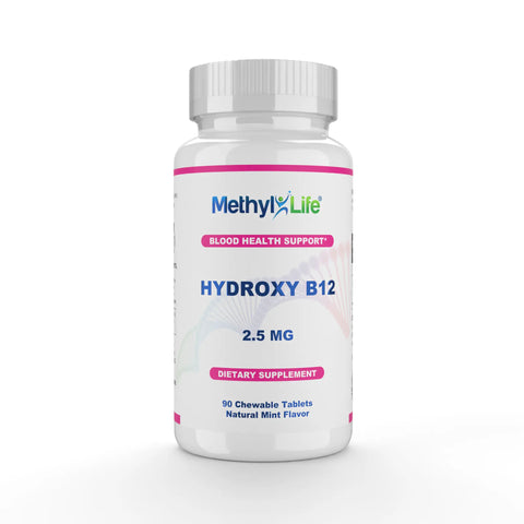 Vitamin B12 Tablets (Sublingual B12 as Bioavailable Hydroxy) Support Methyl-Life Supplements Vitamin B12 Tablets (Sublingual B12 as Bioavailable Hydroxy) Support Methyl-Life Supplements