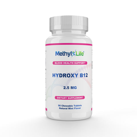 Vitamin B12 Tablets (Sublingual B12 as Bioavailable Hydroxy) – Supports Brain & Red Blood Cells