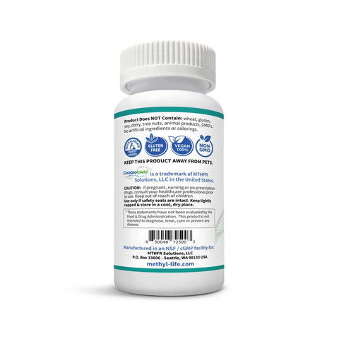 L Methylfolate 15 mg - A Mood-Boosting Supplement - Methyl-Life® Supplements