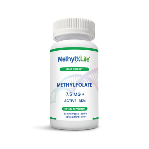 L Methylfolate 7.5 mg + Vitamin B12 Tablets - Methyl-Life® Supplements