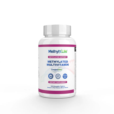 Chewable Methylated Multivitamin - L-Methylfolate + Active B12 - MTHFR/Pregnancy/Children