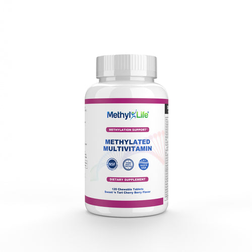 Chewable Methylated Multivitamin - L-Methylfolate + Active B12 - MTHFR/Pregnancy/Children
