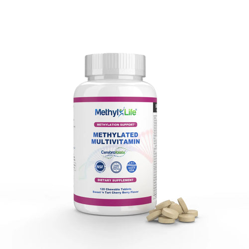 Chewable Methylated Multivitamin - L-Methylfolate + Active B12 - MTHFR/Pregnancy/Children