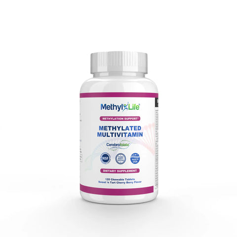 Chewable Methylated Multivitamin - L-Methylfolate + Active B12 - MTHFR/Pregnancy/Children