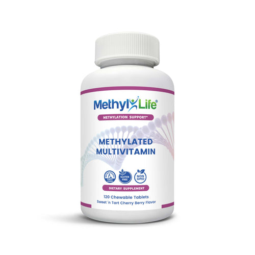 Chewable Methylated Multivitamin - L-Methylfolate + Active B12 - MTHFR/Pregnancy/Children