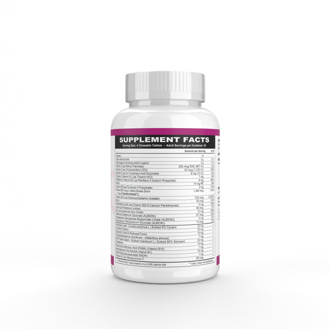 Chewable Methylated Multivitamin - L-Methylfolate + Active B12 - MTHFR/Pregnancy/Children