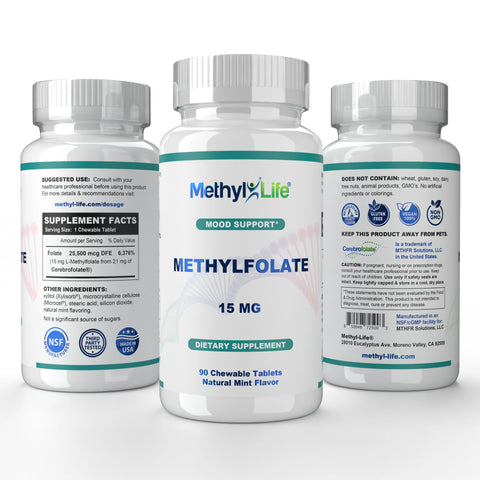 L Methylfolate 15 mg - A Mood-Boosting Supplement