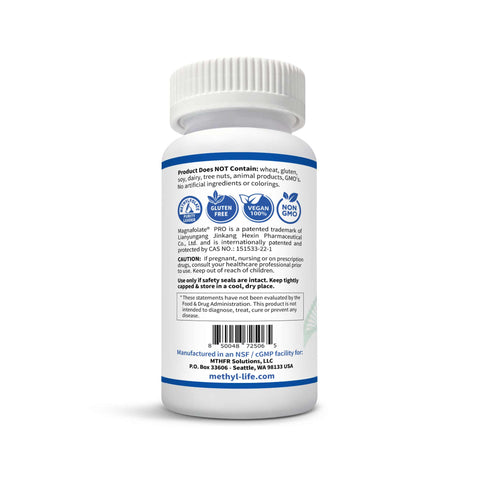 L Methylfolate 15mg + Vitamin B12 with Methyl - Methyl-Life® Supplements