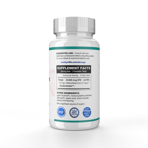 L Methylfolate 15 mg - A Mood-Boosting Supplement
