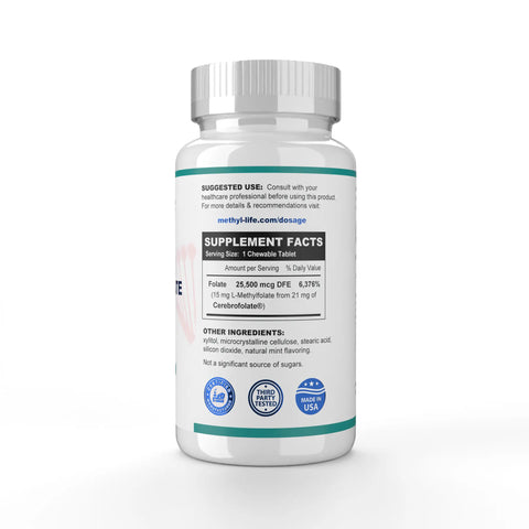 L Methylfolate 15 mg - A Mood-Boosting Supplement