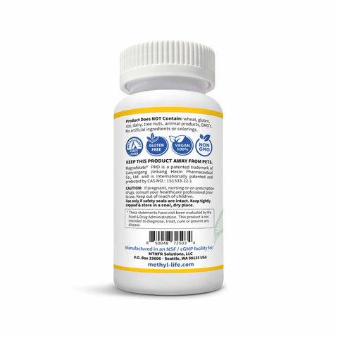 L Methylfolate Supplement 2.5 mg - Methyl-Life® Supplements