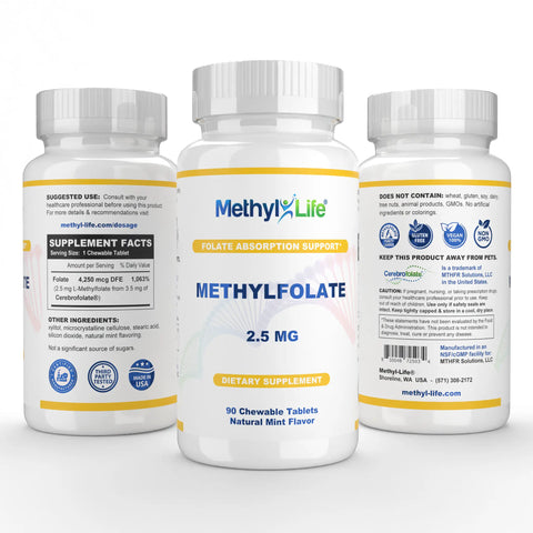 L Methylfolate Supplement 2.5 mg