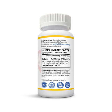 MTHFR Actives - L-Methylfolate + Hydroxy B12 Sublingual - Methyl-Life® Supplements