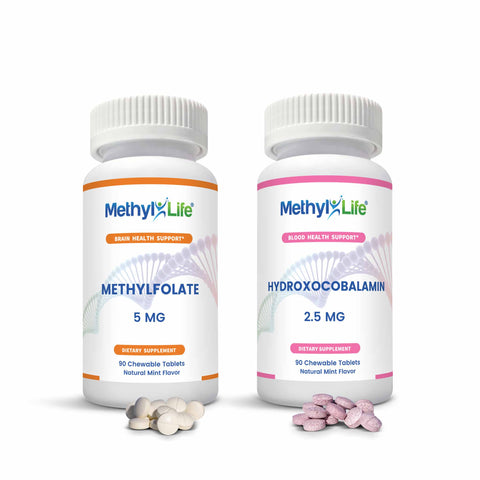 Methylation Supplements: L Methylfolate + B12 Sublingual - Methyl-Life® Supplements