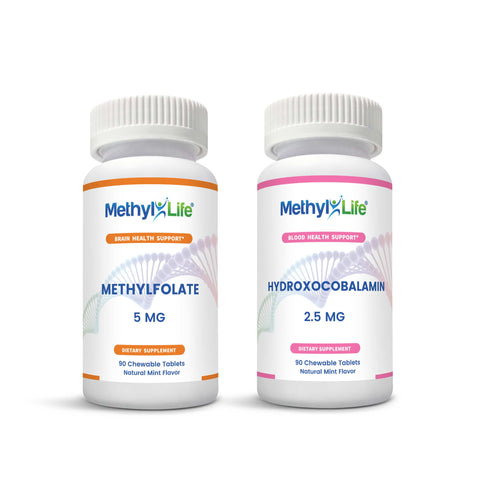 Methylation Supplements: L Methylfolate + B12 Sublingual - Methyl-Life® Supplements