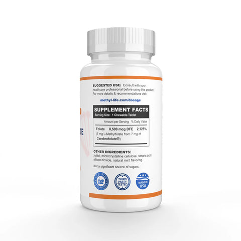 5 Methylfolate: 5-mthf L-Methylfolate 5 mg