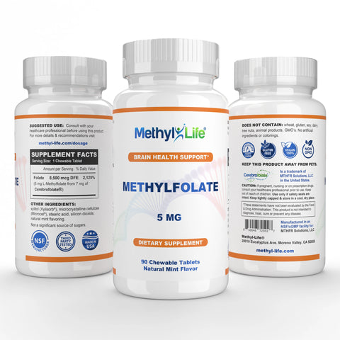 5 Methylfolate: 5-mthf L-Methylfolate 5 mg
