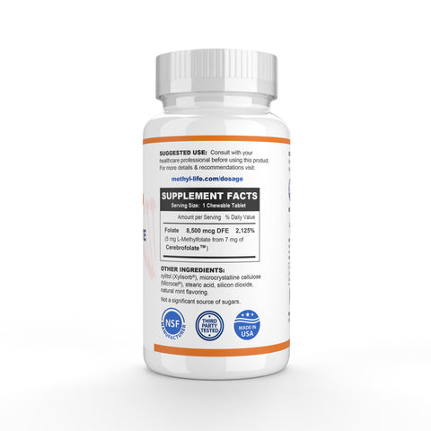 5 Methylfolate: 5-mthf L-Methylfolate 5 mg