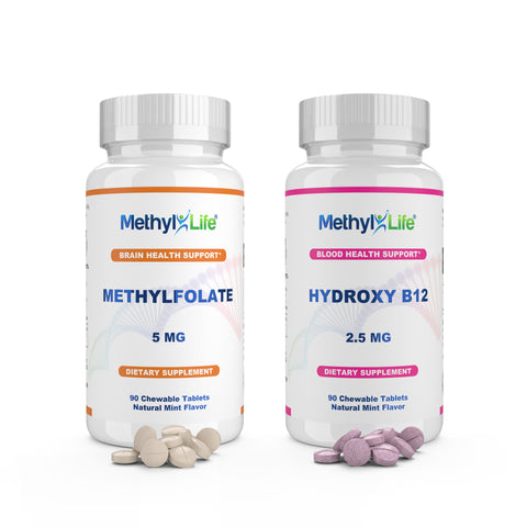 Methylation Supplements: L Methylfolate + B12 Sublingual