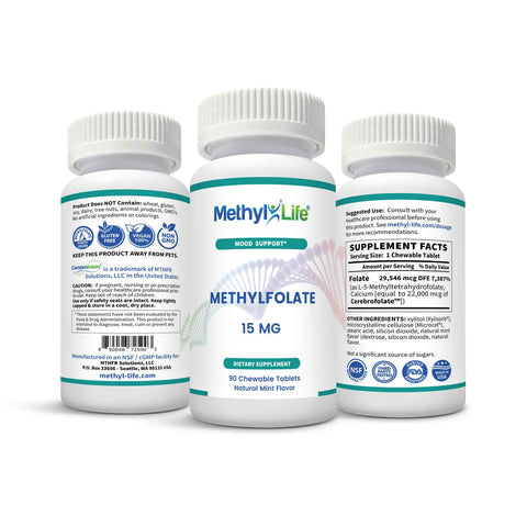 Methylated Vitamins: Professional Strength Methylfolate & Methylated-B12 - Methyl-Life® Supplements