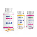 Methylated Multivitamin 3-Product Pack - MTHFR Folate, Sublingual B12 + Cofactors