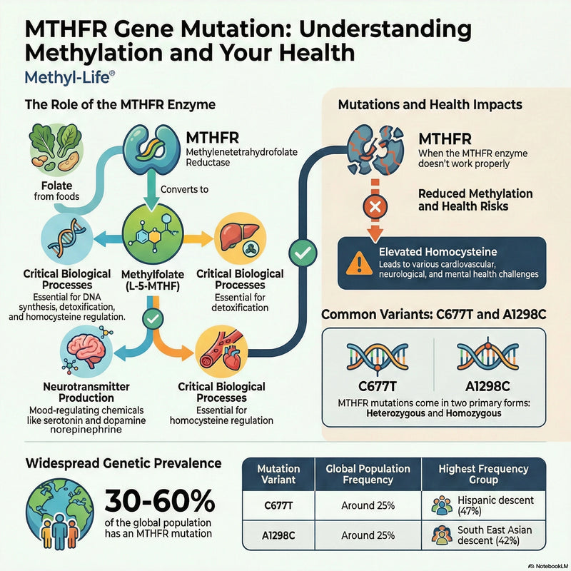 What is a MTHFR gene mutation? Methyl-Life Supplements What is a MTHFR gene mutation? Methyl-Life Supplements