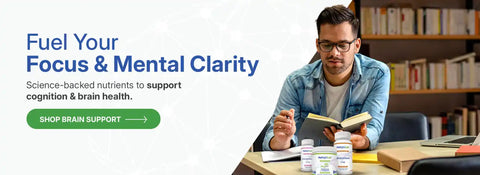 Advertisement for brain support supplements