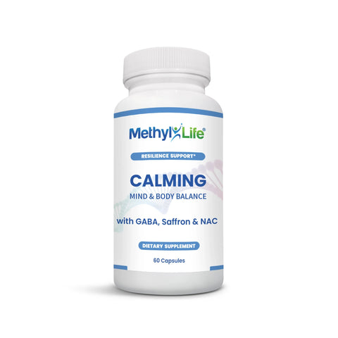 CALMING Your Stress Naturally with the Best Gaba Supplement - Natural Supplements for Brain Health - Methyl-Life®