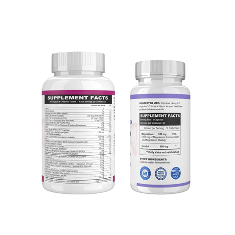 Cofactors Add-On (Methylated Multivitamin + Magnesium Complete) - Best Sellers - Methyl-Life® Supplements