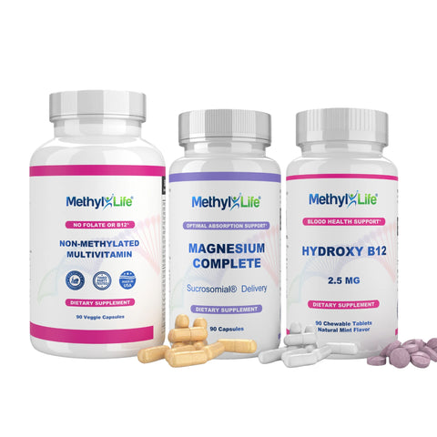 Cofactors Add-On (Non-Methylated Multivitamin + Hydroxocobalamin + Magnesium Complete) - Best Sellers - Methyl-Life®
