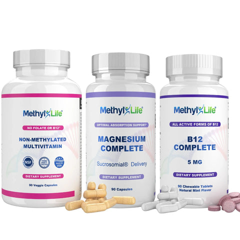 Cofactors Add-On (Non-Methylated Multivitamin + B12 Complete + Magnesium Complete) - Best Sellers - Methyl-Life®