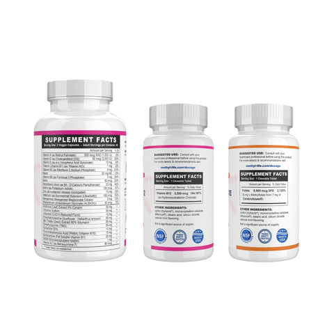Cofactors Add-On (Non-Methylated Multivitamin + Hydroxocobalamin + Methylfolate 5 mg) - Best Sellers - Methyl-Life®