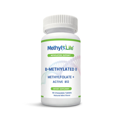 Methylated B12 3.75mg + L-Methylfolate 3mg as Methyl-Life®’s B-Methylated-II - Nutrients for Energy - Methyl-Life®