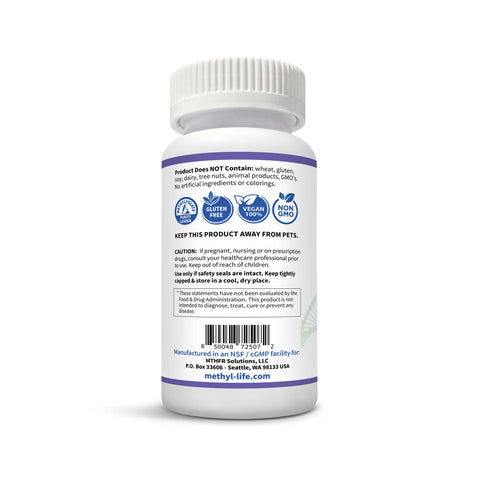 Methylcobalamin B12 Complete - Vitamin B12 5000 mcg - Methyl-Life® Supplements