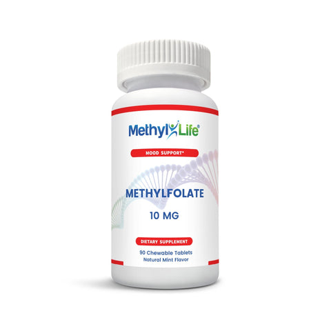 Methylfolate Supplement 10 mg - Mood Elevating Nutrients - Methyl-Life® Supplements