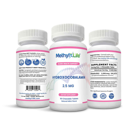 Sublingual B12: well-tolerated, bioavailable Hydroxy B12 Tablets