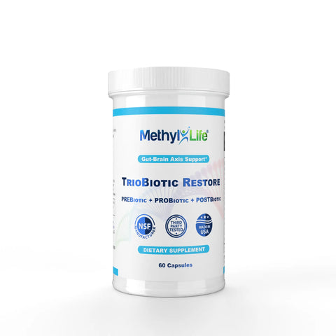 TrioBiotic Restore - Full-Spectrum Microbiome Support - Biotics & Enzymes Collection - Methyl-Life® Supplements
